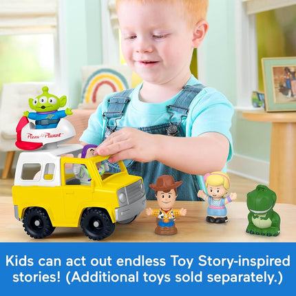 Fisher-Price - Disney and Pixar Toy Story Pizza Planet Truck Children's Toy with Buzz Lightyear and Alien Figures for Children from 18 Months