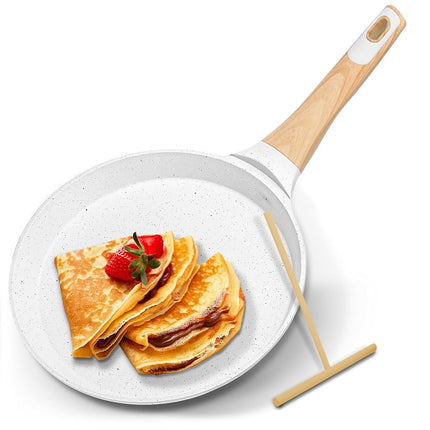 NutriChef Crepe Maker, 24cm Nonstick Pan, Inductio