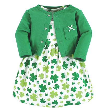 Hudson Baby Baby Girls' Cotton Dress and Cardigan 
