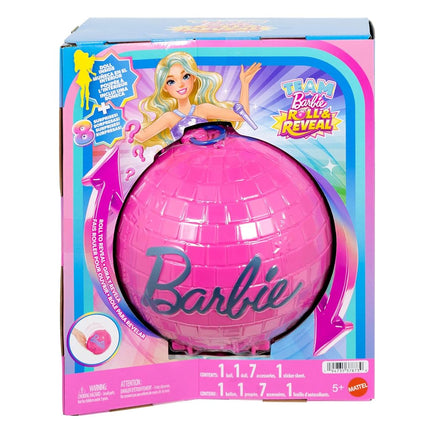 Barbie Team Roll and Reveal Pop Star Doll and Accessories