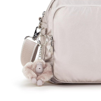 Kipling Cool Defea Metallic Shoulder Bag, Metallic Glow, 13''L x 8.75''H x 5''D