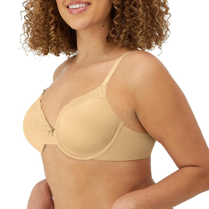 Maidenform Women's Comfort Devotion - Underwire Everyday Bra, Beige (Latte Lift/Black), 38C UK