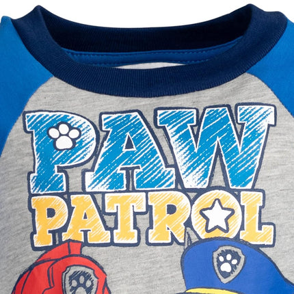 PAW PATROL Marshall Chase Rubble Toddler Boys 2 Pack T-Shirts Blue/Gray 5T