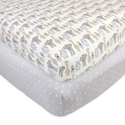 Drap-housse en coton Hudson Baby unisexe, safari royal, taille unique