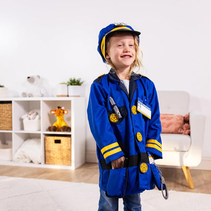 Melissa & Doug Police Officer Role Play Costume Set, Ages 3-6 yrs