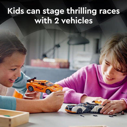 LEGO Speed Champions McLaren Solus GT and McLaren F1 LM 76918; Building Toy Set for Car Enthusiasts and Kids Aged 9+ (581 Pieces)