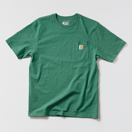 Carhartt Men's Loose Fit Heavyweight Short-sleeve Pocket T-shirt (Big & Tall), North Woods Heather, XXL Tall