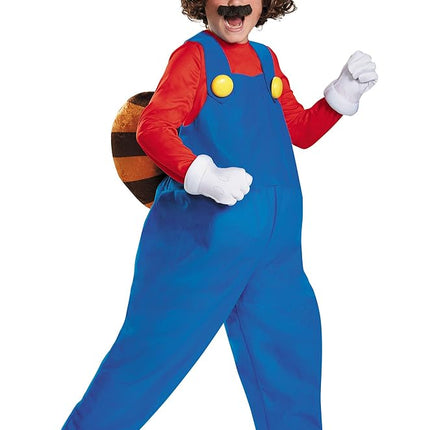 DISGUISE Super Mario Bros Nintendo Mario Raccoon Deluxe Costume Child Medium 7-8