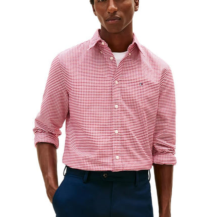 Tommy Hilfiger Men's Heritage Oxford Gingham Regul