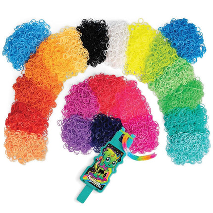 Rainbow Loom: AutoLoom Refill Pack: Neon - DIY Bracelet Craft Kit, 11,000 Rubber Bands in 22 Vibrant Colors, 1 AutoLoom, Jewelry Activity Set, Kids 7+