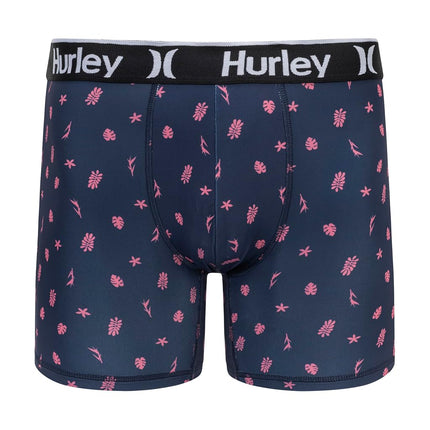 Hurley Men's 5-Pack Stretch Boxer Shorts Slip (Pack of 5), M