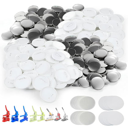 Nice2Have 100 Sets of Pinback Button Parts 58mm (2