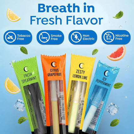 Cigtrus Smokeless Flavored Oxygen Air for a better life | Help Replace The Habit of Holding, Feel or Puff | Natural Support 4 Variety Pack