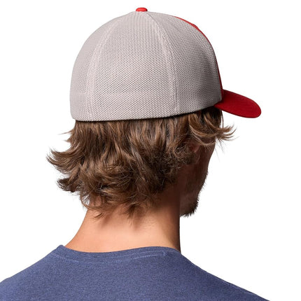 Columbia Unisex Adult PFG Logo Mesh Ball Cap, Super Sonic, XXL