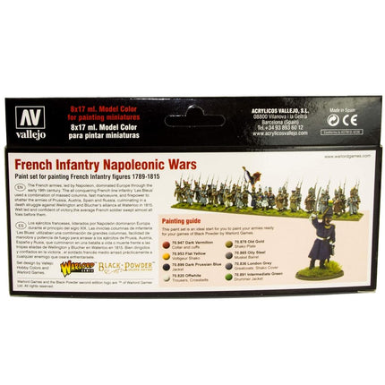 Vallejo Model Color set 70164 French Infantry Napoleonic Wars (8)