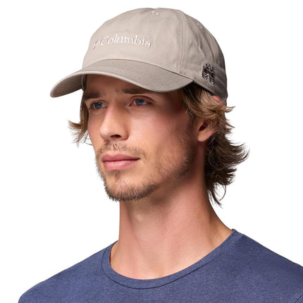 Columbia Unisex Provisions Ball Cap, Baseball Cap, Flint Grey/Logo/Binoculars, One Size