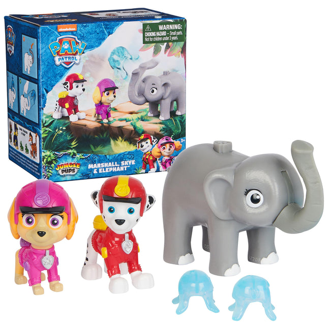 Paw Patrol: Jungle Pups Marshall, Skye & Elephant 