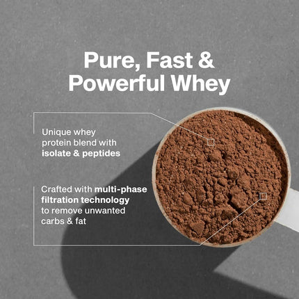 MuscleTech Whey Protein, Nitro-Tech Whey Isolate + Peptides, Lean with Creatine, Sports Nutrition for Men & Women, Vanilla, 1.81kg (40 Servings)
