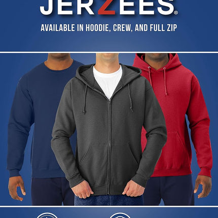 Jerzees Men's NuBlend Fleece Hoodies and Sweatshirts, Sweatshirt - Maroon, S