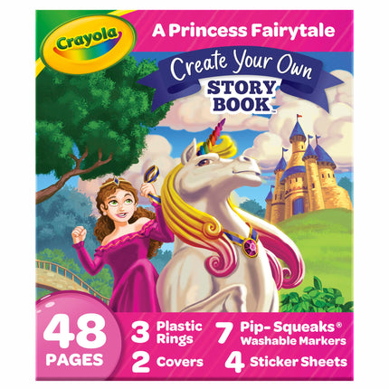 CRAYOLA Book Making Kit for Kids, Create Your Own Fairytale Storybook, DIY Kits, Gift for Girls & Boys, Ages 6, 7, 8, 9