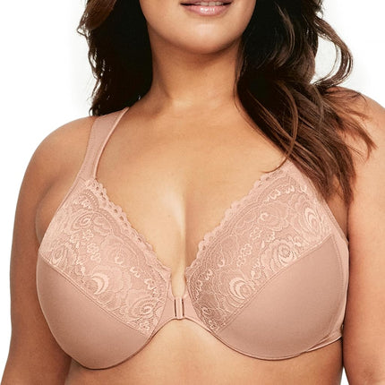 Glamorise Wonderwire Front-Closure Underwire Bra 1