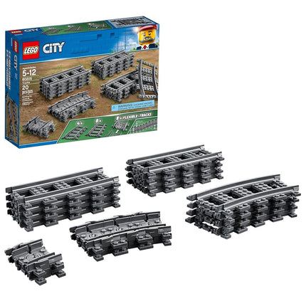 LEGO City 60205 - Biegsame Schienen (20 Teile) - 2