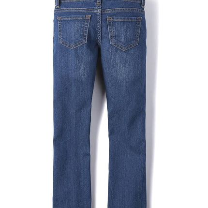 The Children's Place Girls' Bootcut Jeans, Victory Blue Wash, 5 Slim