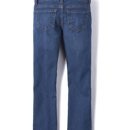 The Children's Place Girls' Bootcut Jeans, Victory Blue Wash, 6-7 Slim