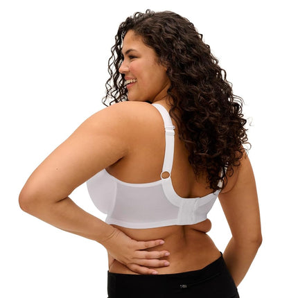 Elomi, Women's Plus Size Energise Underwire Sport Bra, womens, EL8041, white, 38JJ