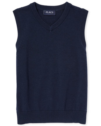 The Children's Place Boys' V-Neck Sweater Vest, Ti
