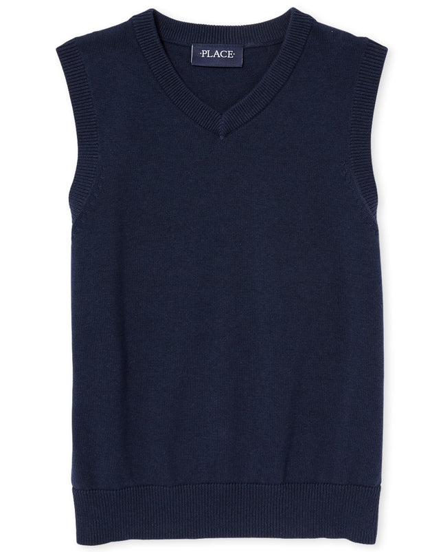 The Children's Place Boys' V-Neck Sweater Vest, Ti