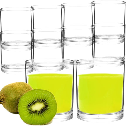 Youngever 8 Pcs Premium Quality Plastic Drinking T