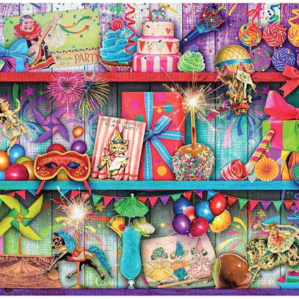 Buffalo Games - Aimee Stewart - Pretty Party - 1000 Piece Jigsaw Puzzle for Adults Challenging Puzzle Perfect for Game Nights - Finished Puzzle Size is 26.75 x 19.75
