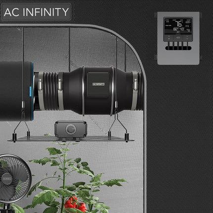 AC Infinity CLOUDLINE PRO T8, Quiet 8” Inline Duct Fan with Temperature