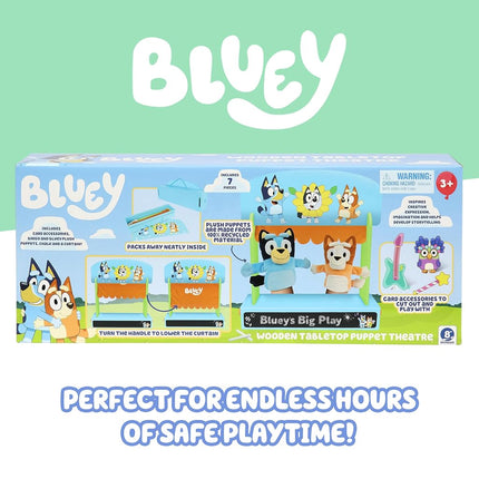 Bluey 8th Wonder Wooden Puppet Theater