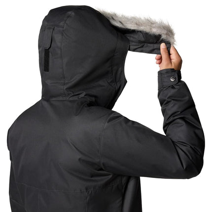 Columbia Women's Suttle Mountain Long Insulated Jacket, Noir, Grande