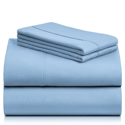 Queen Size Sheet Set, Cooling & Soft Deep Pocket Bed Sheets, 4PC
