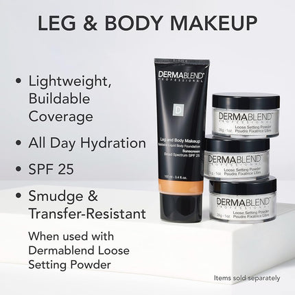 Dermablend Leg and Body Makeup, 35C Light Beige