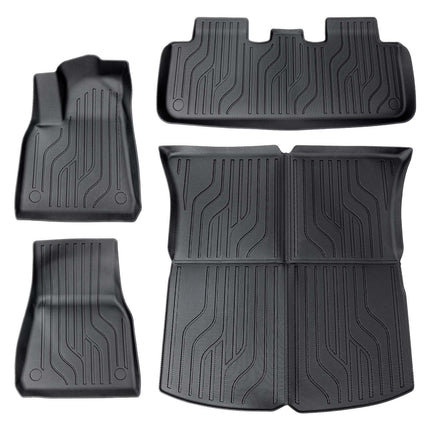 Floor Mats for Tesla Model Y 2021-2023 2024, 4 Pcs