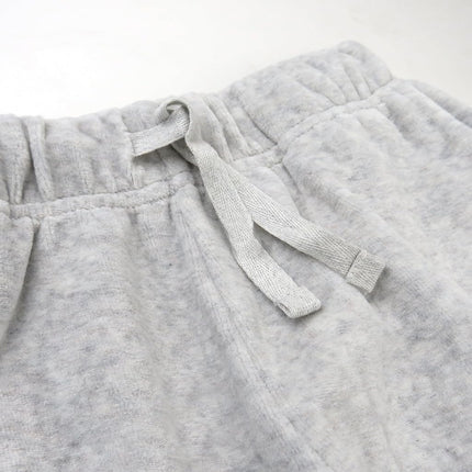 HonestBaby Velour Pullover Hoodie and Zip Front Sweatshirt and Jogger Sweatpants Set Baby, Toddler, Boys, Girls, Unisex, Light Gray Heather, 6 Years, Light Gray Heather, 6 Years