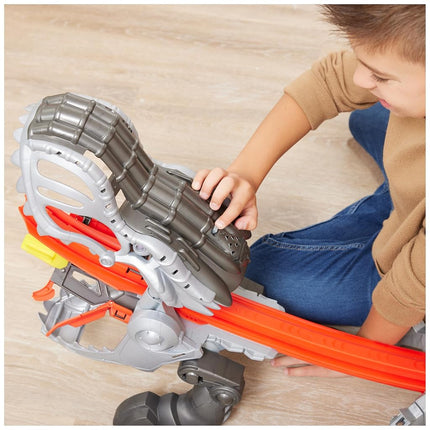 Monster Jam ThunderROARus Drop Playset with Exclusive Monster Truck, Over 2 Metres Tall, Lights and Sounds, Kids’ Toys for Boys and Girls Ages 5 and up