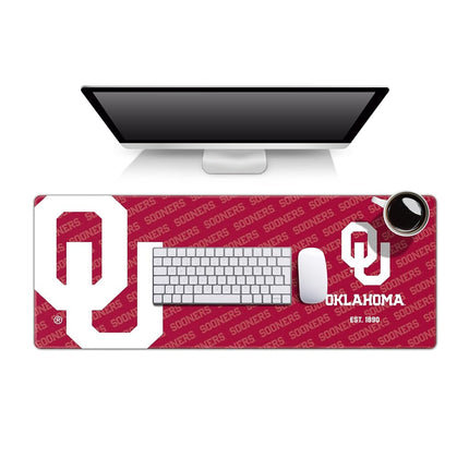 YouTheFan NCAA Oklahoma Sooners Logo Series Desk Pad Desk Topper SMU