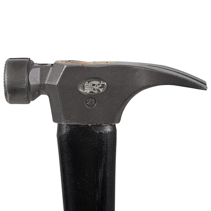 Dead On Tools - Investment Cast Wood Hammer, 16" Curved Hickory Handle, 21oz. (DO21C)