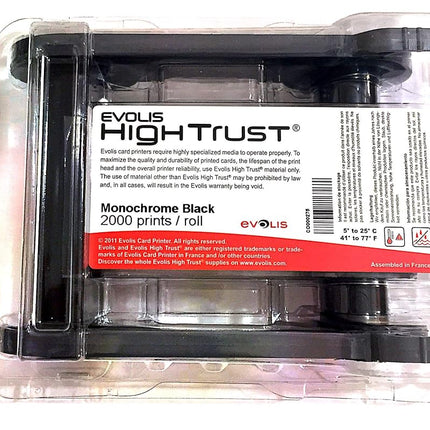 Evolis RCT023NAA Black Print Tape