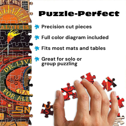 Buffalo Games – Charles Wysocki - Smooth Talker -1000 Piece Jigsaw Puzzle -Colorful Puzzles for Adults – Precision-Cut Pieces, Beautiful Artwork, and Hours of Fun