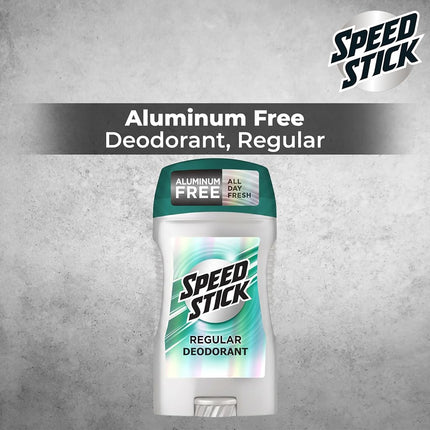 Speed Stick Men's Deodorant, Regular, 3 Ounce, 4 Pack