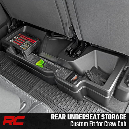 Rangement sous les sièges Rough Country pour Ram 1500 2019-2022 | Cabine multiplace - RC09421A