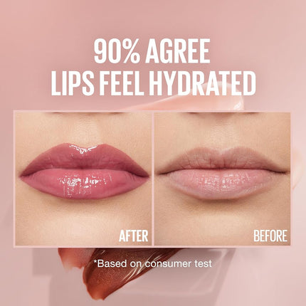 Maybelline Lifter Gloss Lip Gloss Makeup With Hyaluronic Acid, Hydrating, High Shine, Hydrated Lips, Fuller-Looking Lips, Petal, 0.18 fl. oz.