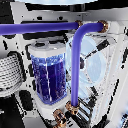 CORSAIR Hydro X Series XT Tube rigide 12 mm (Tube droit en PMMA, Construction résistante, Facile à couper) Transparent Satiné