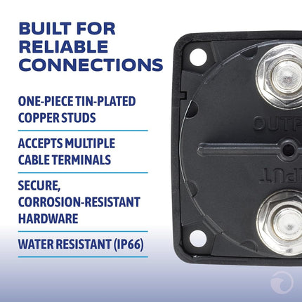 Blue Sea Systems 6004200 m-Series Battery Switch ON/OFF Locking, Black